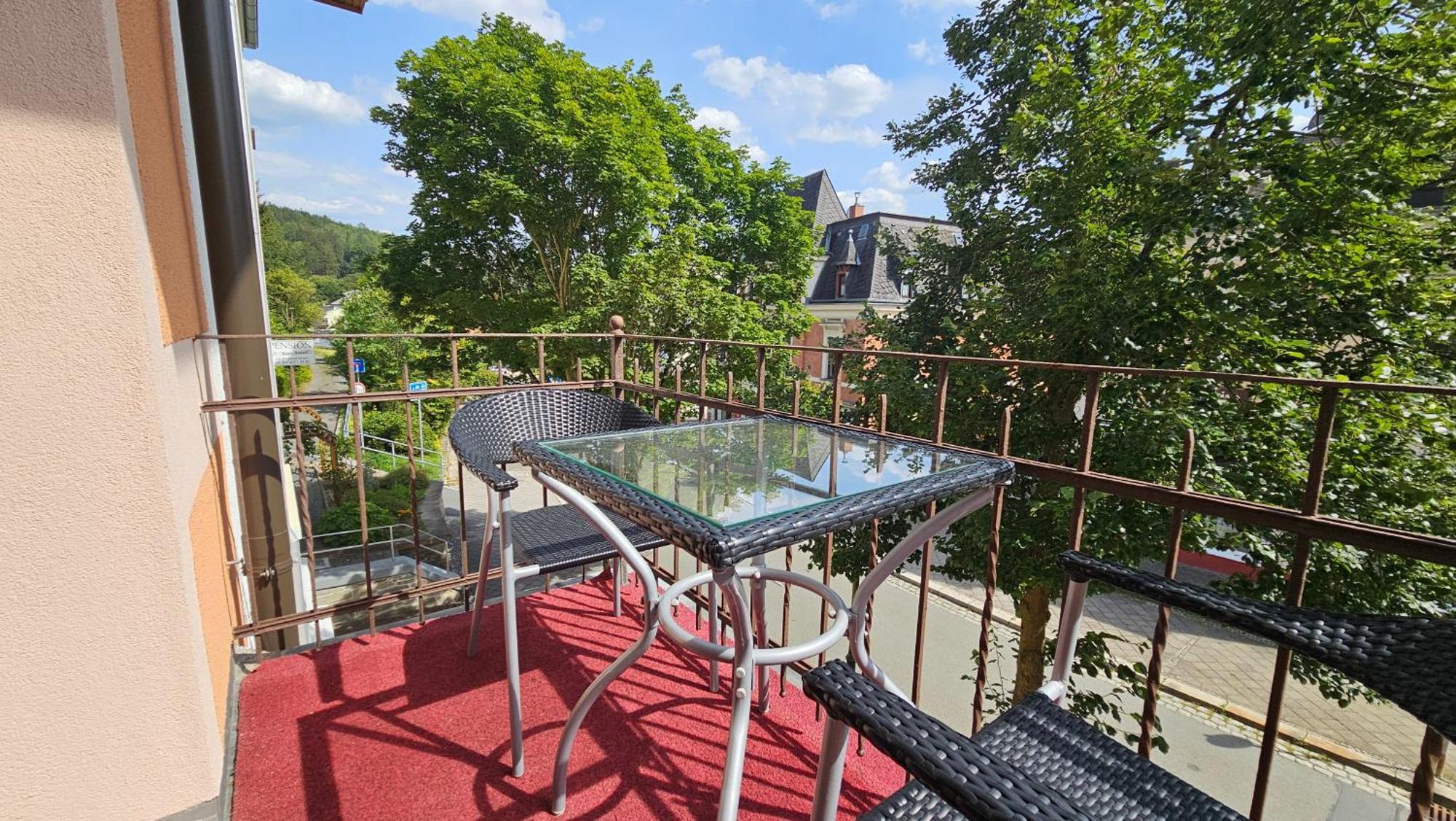 Pension Weisse Rose, Parkplatz, Fruehstueck, Wlan, Zentral Bad Elster Eksteriør billede