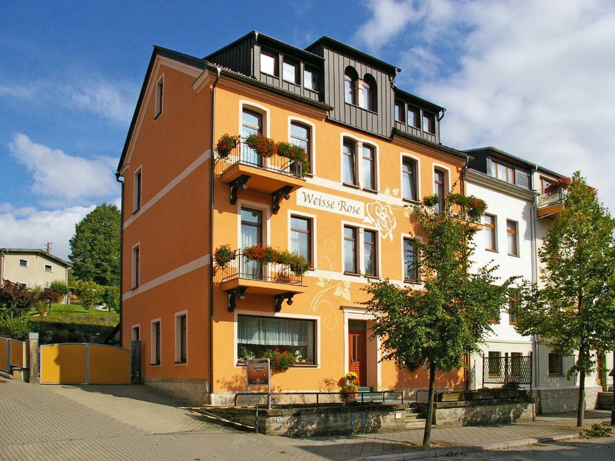 Pension Weisse Rose, Parkplatz, Fruehstueck, Wlan, Zentral Bad Elster Eksteriør billede